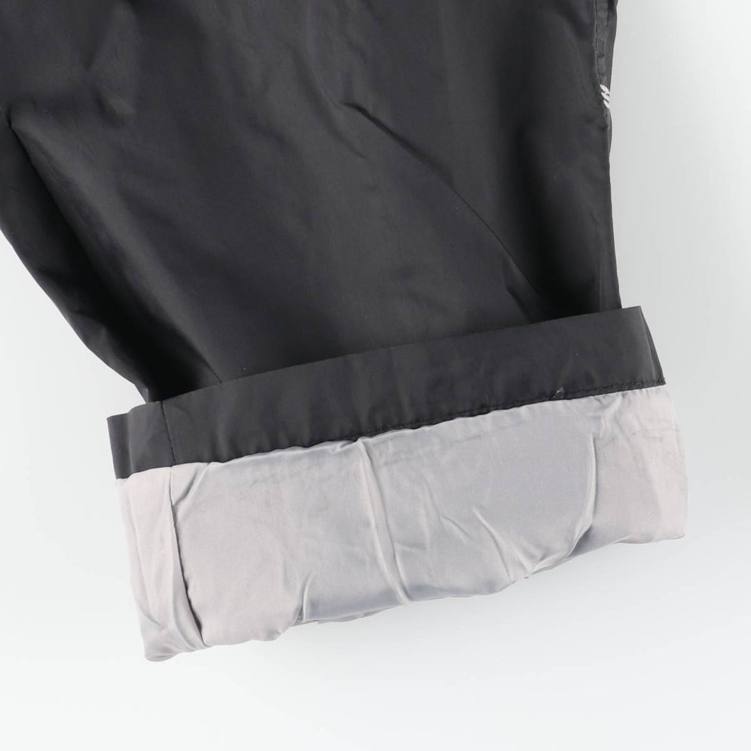 00'S Adidas nylon pants, rustling pants, men's size M Nylon black type Vintage Second Hand