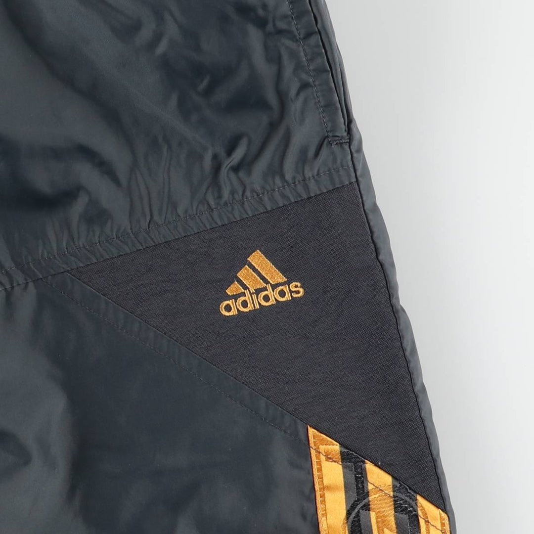 90s~00'S Adidas nylon pants, rustling pants, men's size L Nylon black type Vintage Second Hand