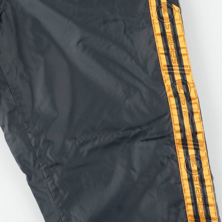 90s~00'S Adidas nylon pants, rustling pants, men's size L Nylon black type Vintage Second Hand