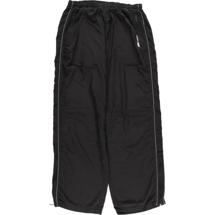 Reebok Warm-Up Pants, Nylon, Shaka Shaka Pants, Men's Size L polyester black type Vintage Second Hand