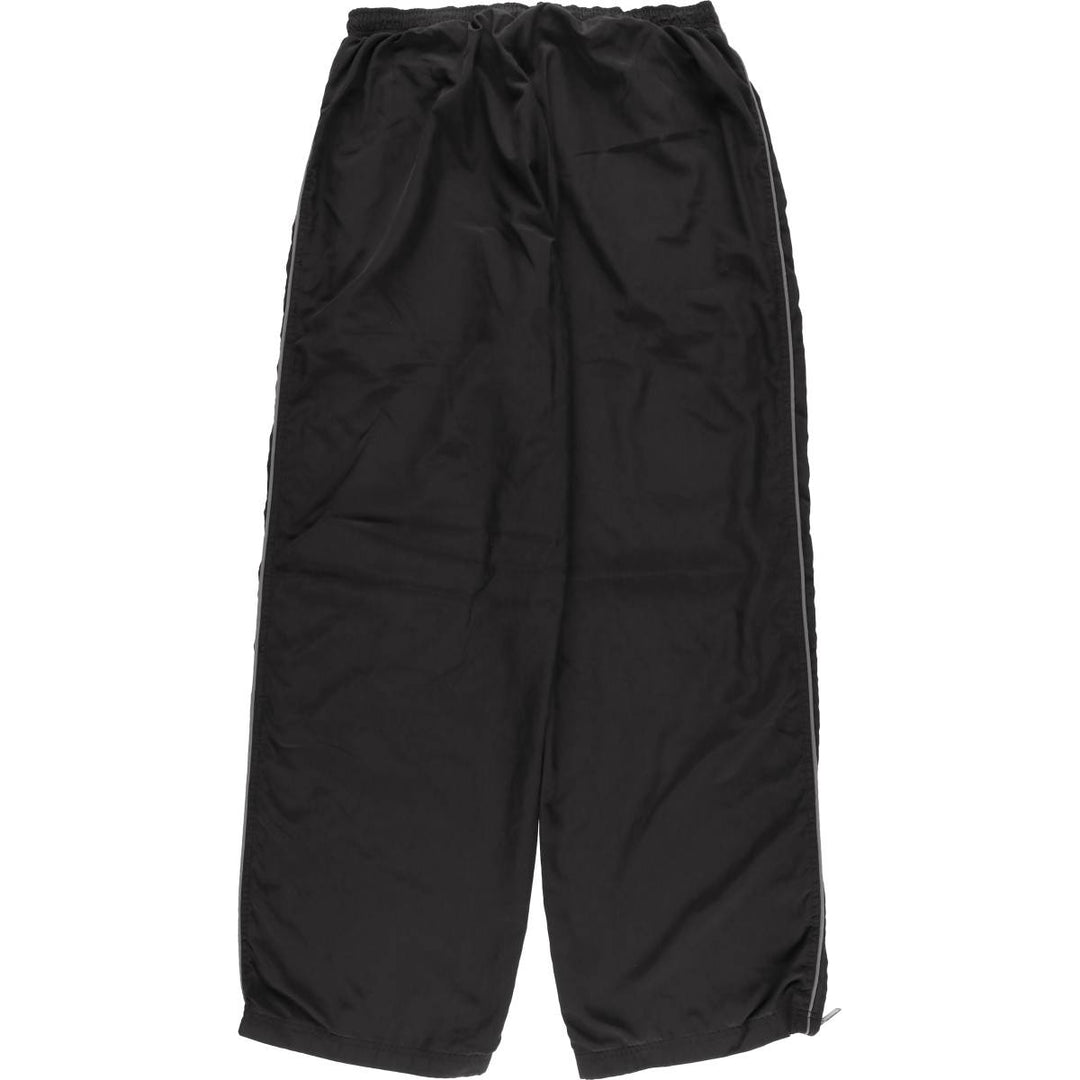 Reebok Warm-Up Pants, Nylon, Shaka Shaka Pants, Men's Size L polyester black type Vintage Second Hand