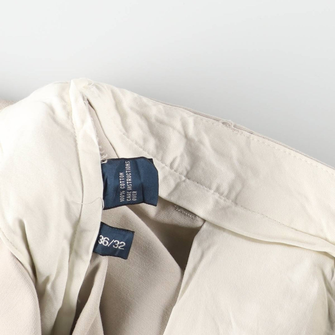 Ralph Lauren POLO by Ralph Lauren Chino Shorts, Men's Size W36 cotton Beige type Vintage Second Hand