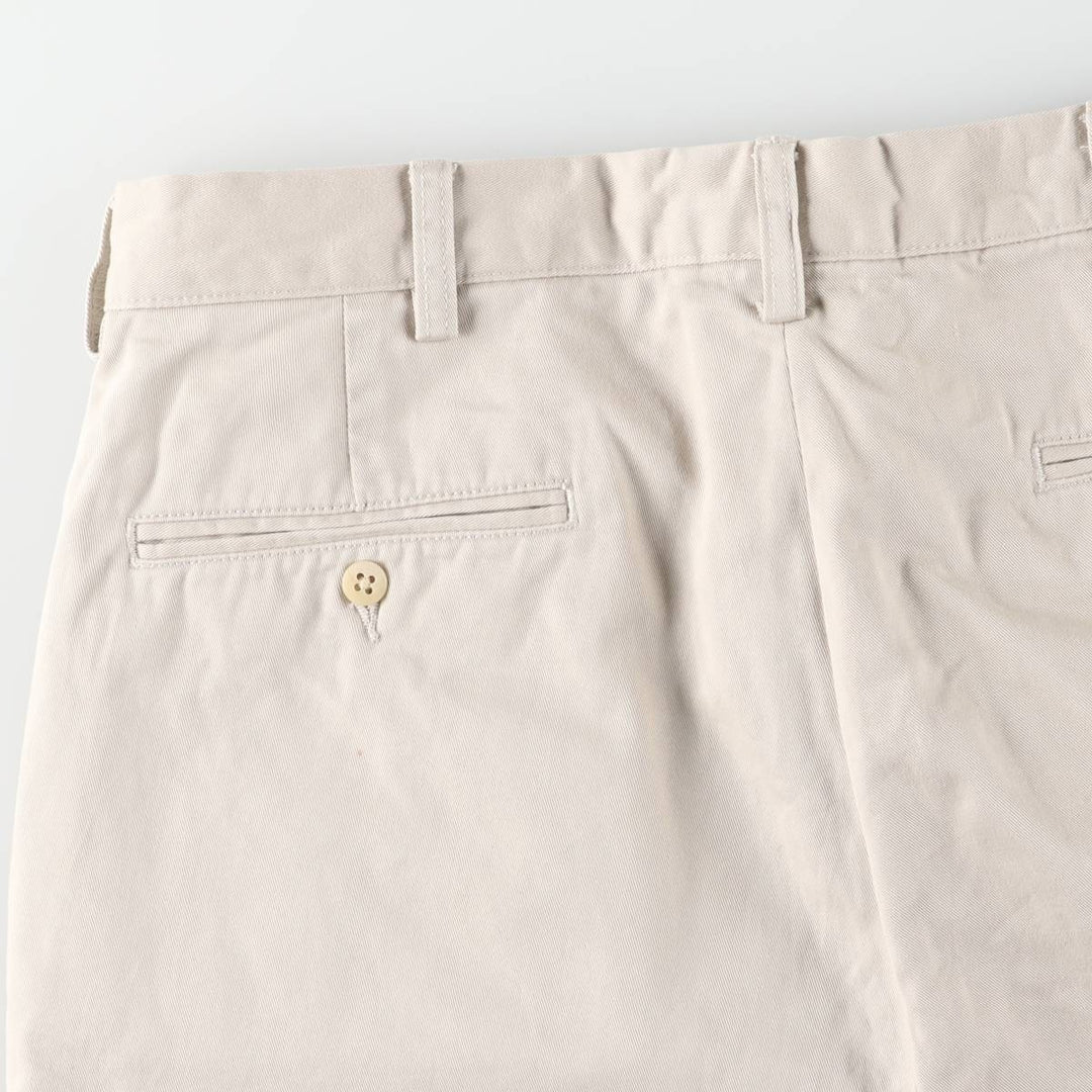 Ralph Lauren POLO by Ralph Lauren Chino Shorts, Men's Size W36 cotton Beige type Vintage Second Hand
