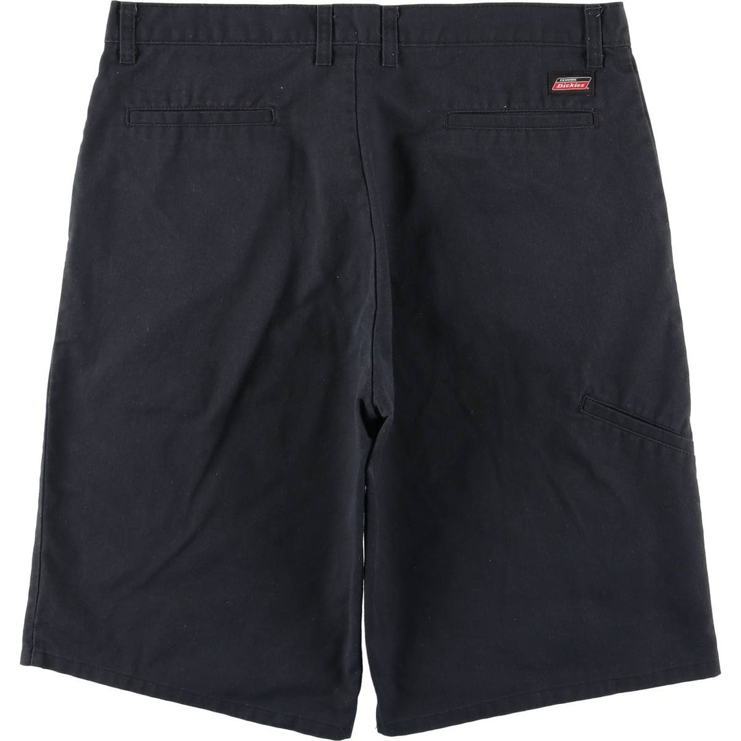 Dickies Work Shorts, Half Pants, Men's, W37 equivalent polyester black type Vintage Second Hand