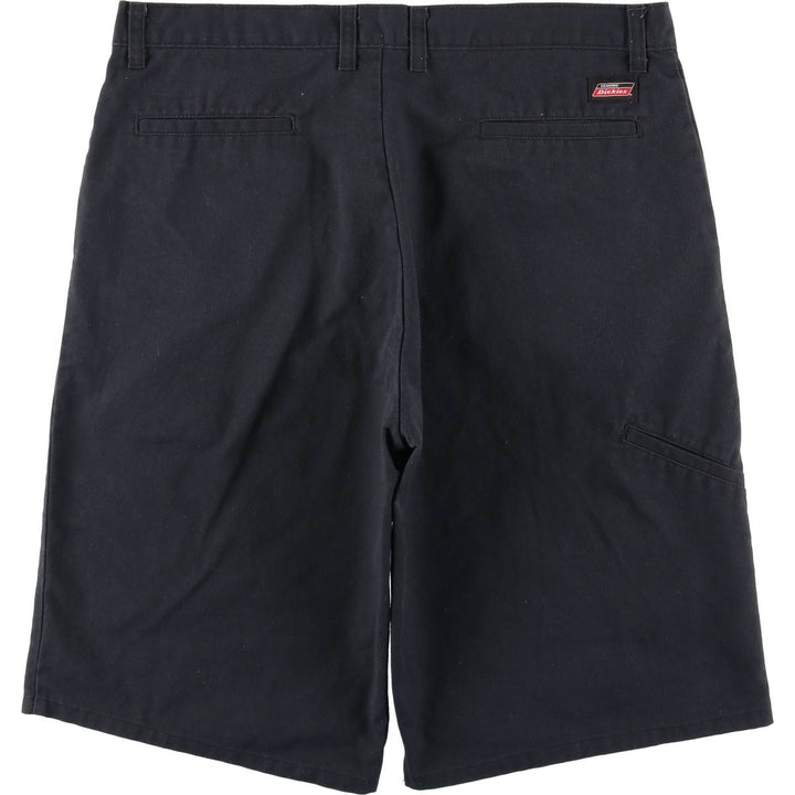 Dickies Work Shorts, Half Pants, Men's, W37 equivalent polyester black type Vintage Second Hand