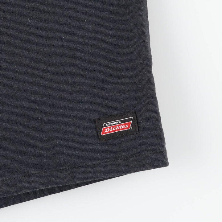 Dickies Work Shorts, Half Pants, Men's, W37 equivalent polyester black type Vintage Second Hand