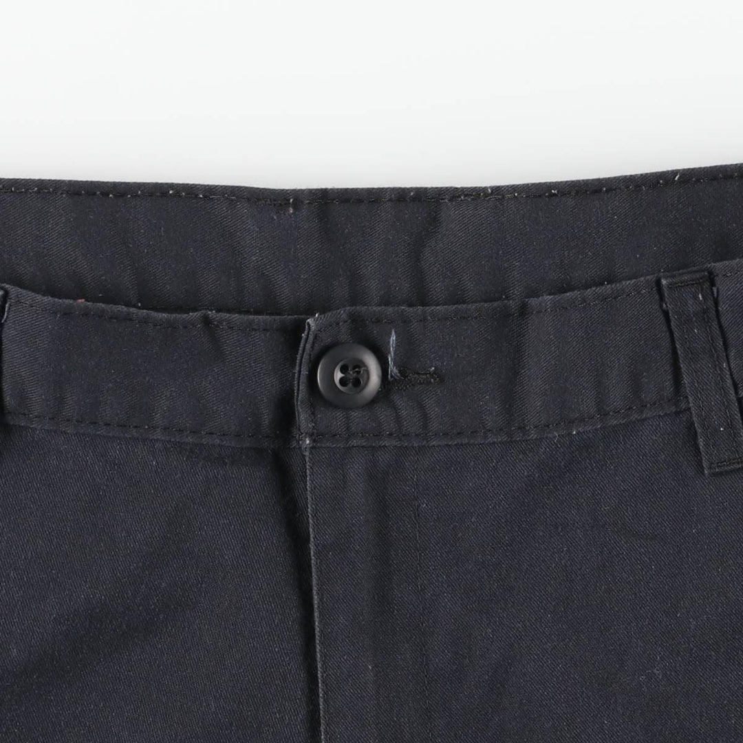 Dickies Work Shorts, Half Pants, Men's, W37 equivalent polyester black type Vintage Second Hand