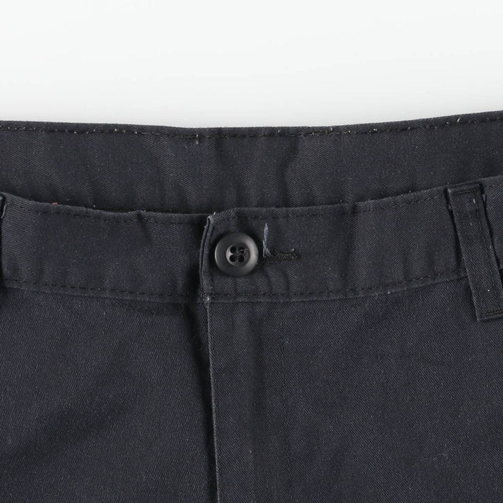 Dickies Work Shorts, Half Pants, Men's, W37 equivalent polyester black type Vintage Second Hand
