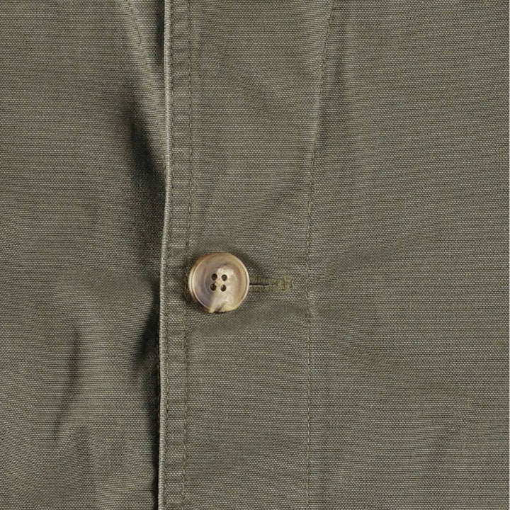 Vintage 80s-90'S Lands' End hunting jacket, men's size XL cotton Khaki type Vintage Second Hand