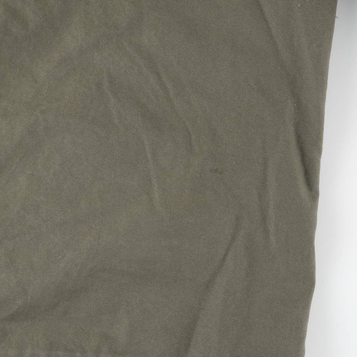 Vintage 80s-90'S Lands' End hunting jacket, men's size XL cotton Khaki type Vintage Second Hand