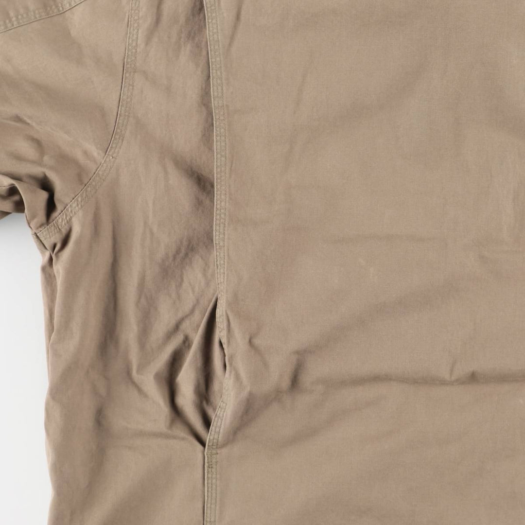 90'S J.Crew Vintage Hunting Jacket, Men's Size L cotton beige type brown Vintage Second Hand