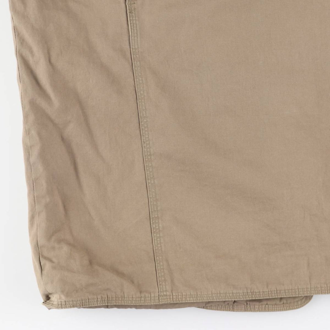 90'S J.Crew Vintage Hunting Jacket, Men's Size L cotton beige type brown Vintage Second Hand