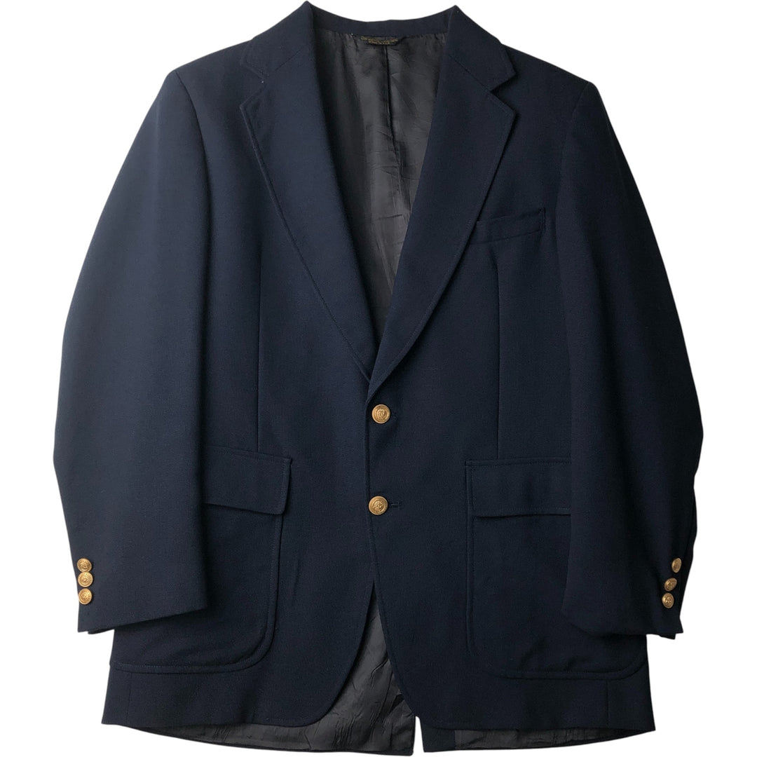 ADAMS ROW Navy Blazer, Tailored Jacket, Made in USA, Men's Size M unclear navy blue type Vintage Second Hand