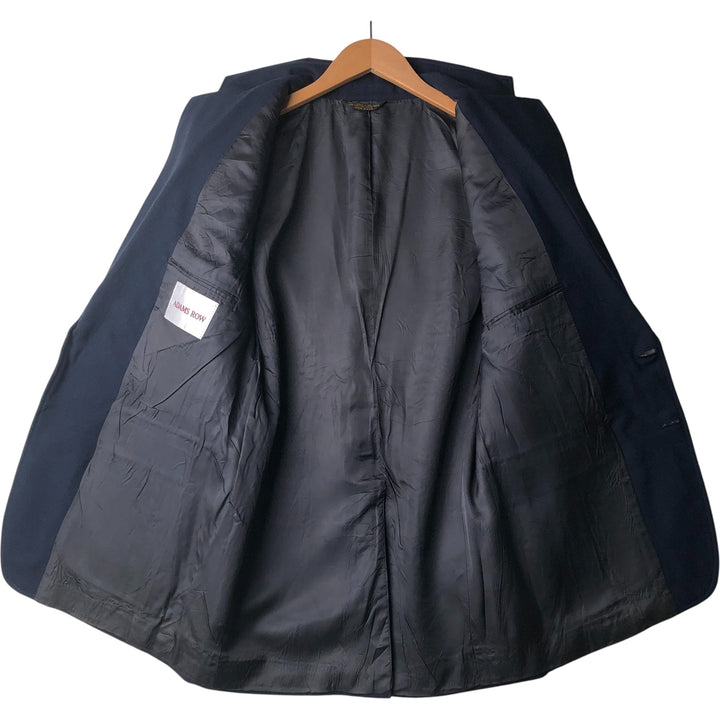 ADAMS ROW Navy Blazer, Tailored Jacket, Made in USA, Men's Size M unclear navy blue type Vintage Second Hand