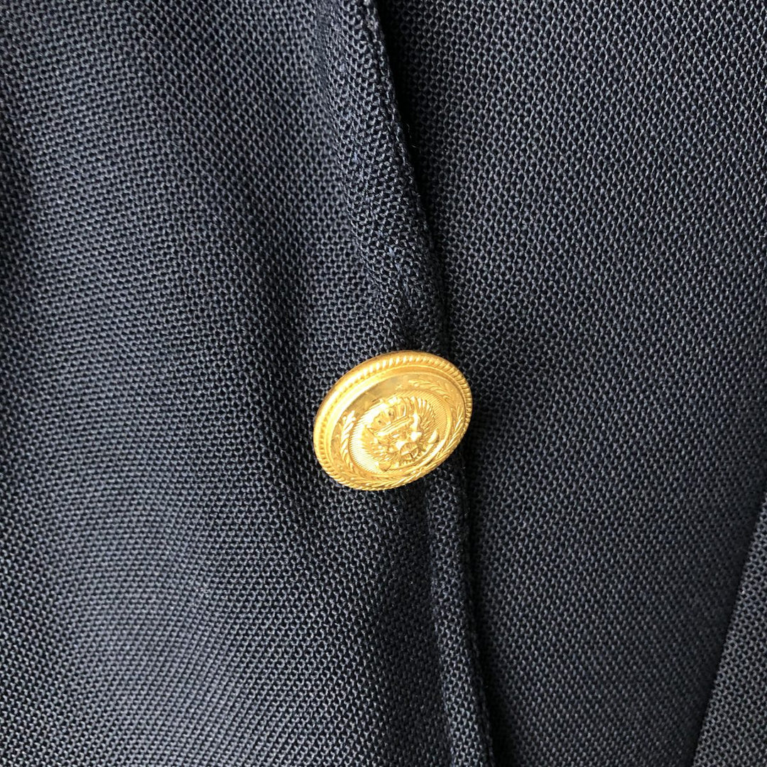 ADAMS ROW Navy Blazer, Tailored Jacket, Made in USA, Men's Size M unclear navy blue type Vintage Second Hand