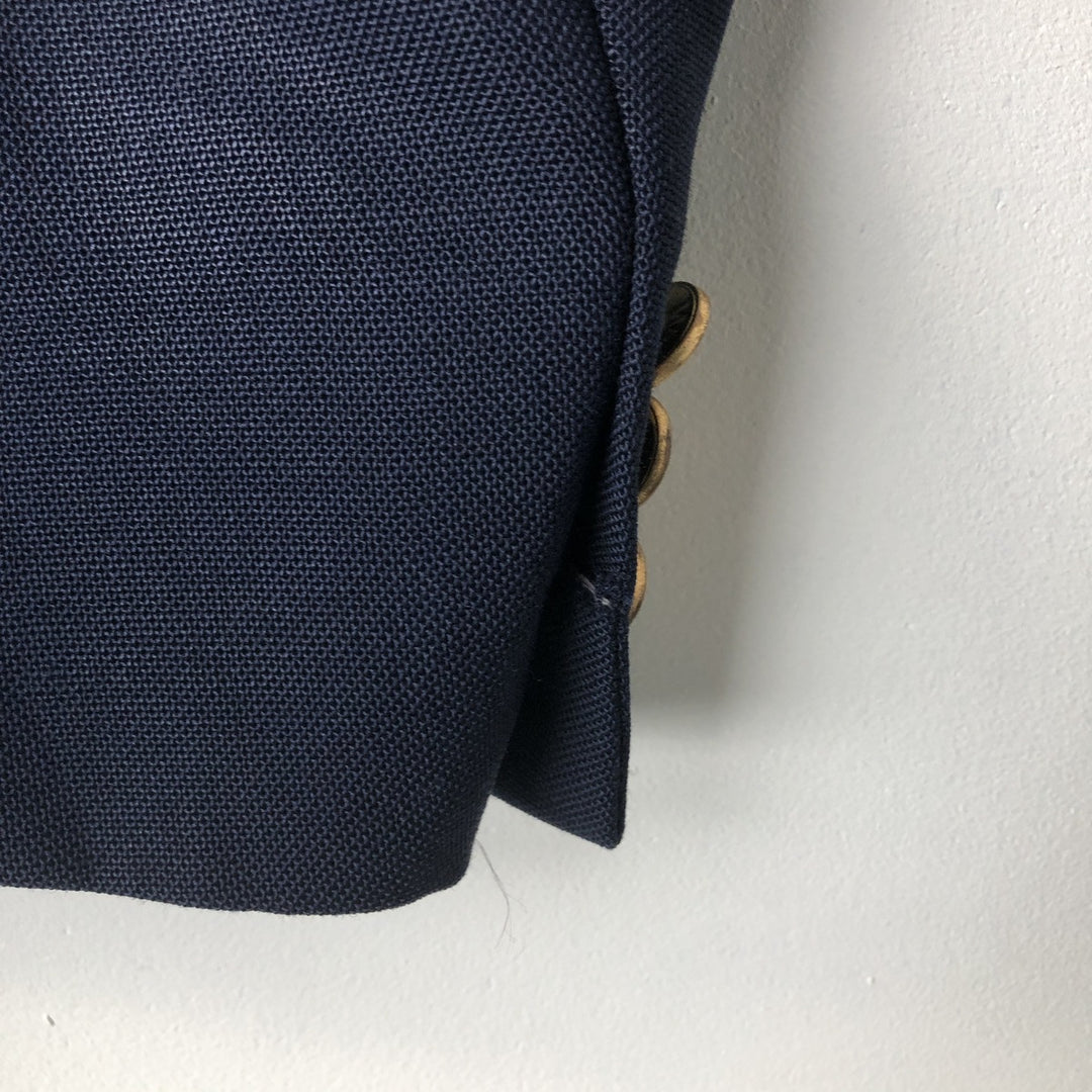 ADAMS ROW Navy Blazer, Tailored Jacket, Made in USA, Men's Size M unclear navy blue type Vintage Second Hand