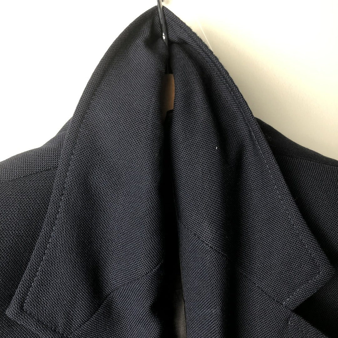 ADAMS ROW Navy Blazer, Tailored Jacket, Made in USA, Men's Size M unclear navy blue type Vintage Second Hand