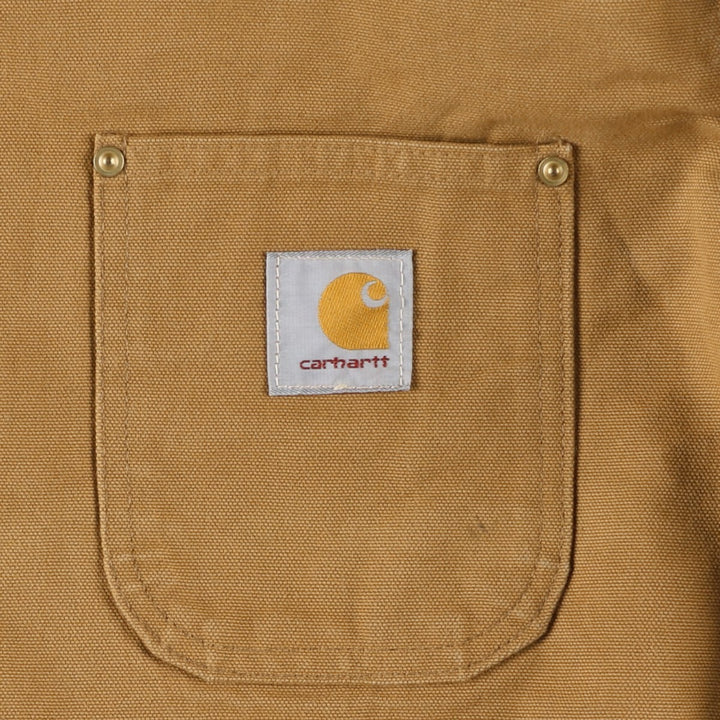 Vintage Carhartt Michigan Chore Coat/Duck Coverall, Men's XL unclear beige type brown Vintage Second Hand
