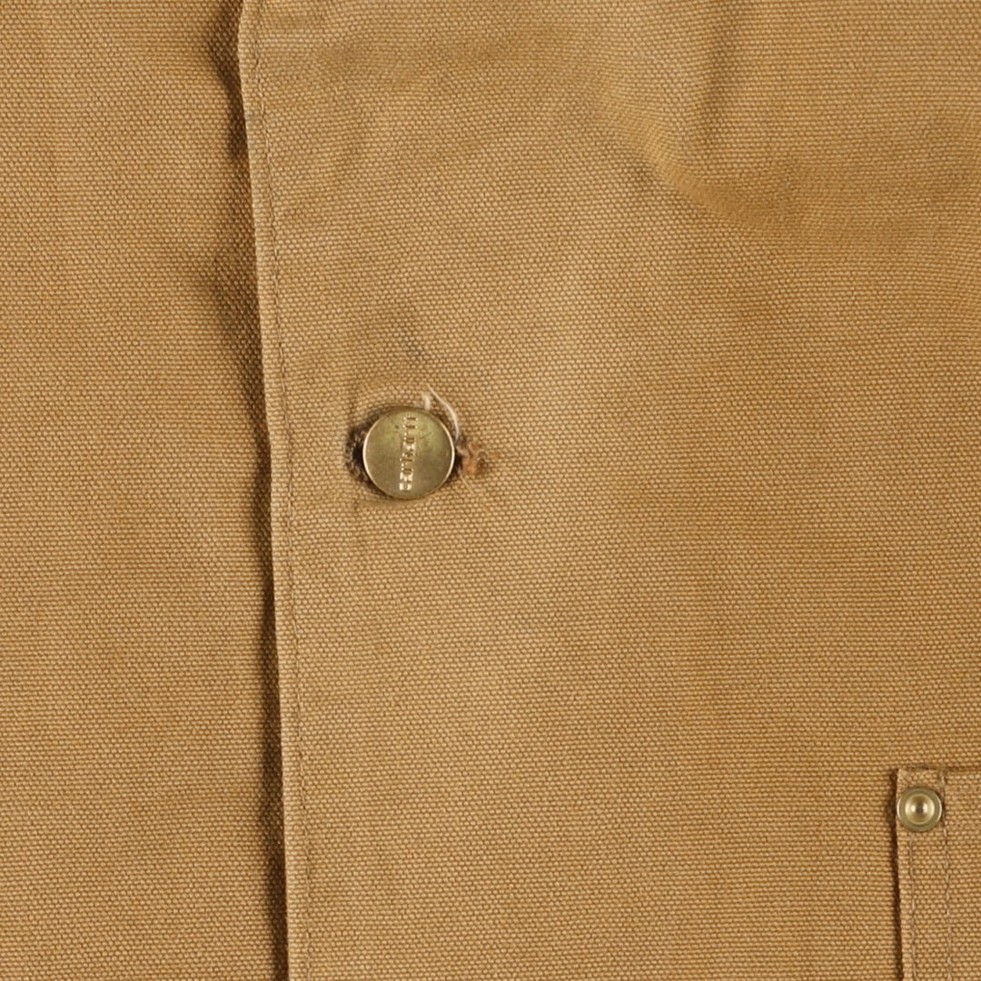 Vintage Carhartt Michigan Chore Coat/Duck Coverall, Men's XL unclear beige type brown Vintage Second Hand