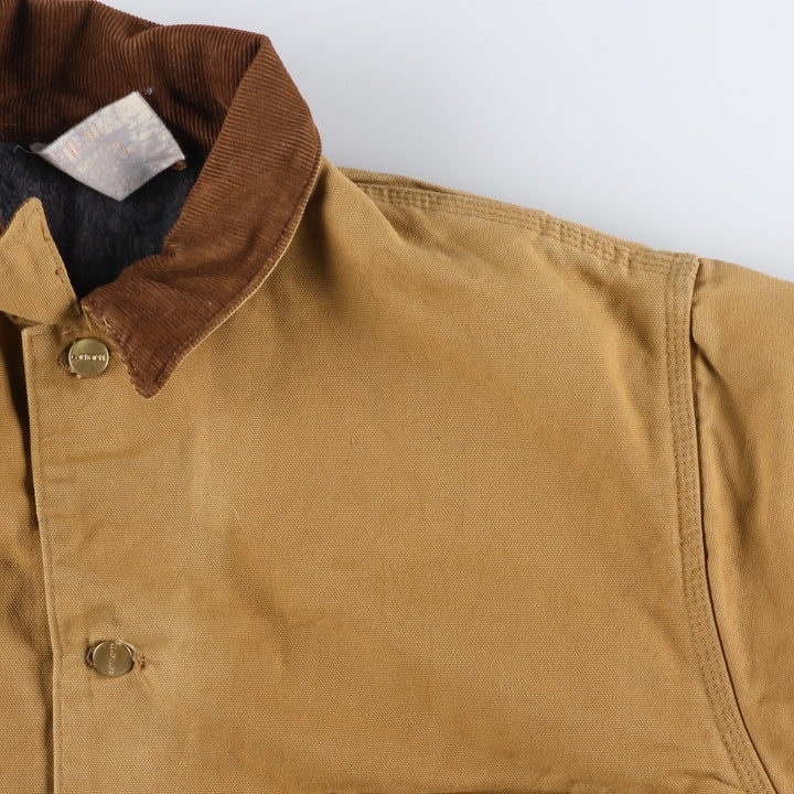 Vintage Carhartt Michigan Chore Coat/Duck Coverall, Men's XL unclear beige type brown Vintage Second Hand