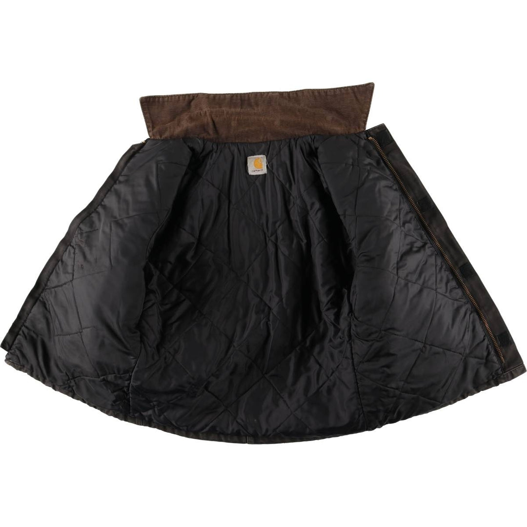 Carhartt Traditional Padded Duck Work Jacket, Men's Size L unclear black type Vintage Second Hand
