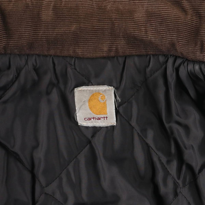 Carhartt Traditional Padded Duck Work Jacket, Men's Size L unclear black type Vintage Second Hand