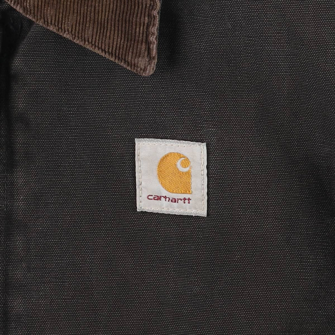 Carhartt Traditional Padded Duck Work Jacket, Men's Size L unclear black type Vintage Second Hand
