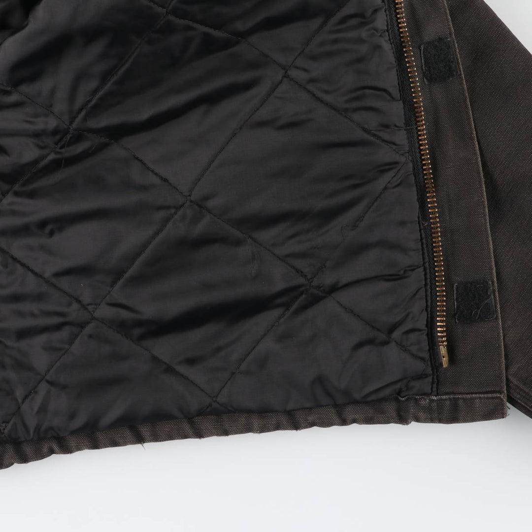 Carhartt Traditional Padded Duck Work Jacket, Men's Size L unclear black type Vintage Second Hand