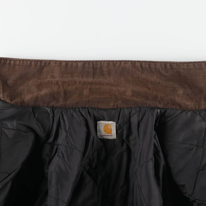 Carhartt Traditional Padded Duck Work Jacket, Men's Size L unclear black type Vintage Second Hand