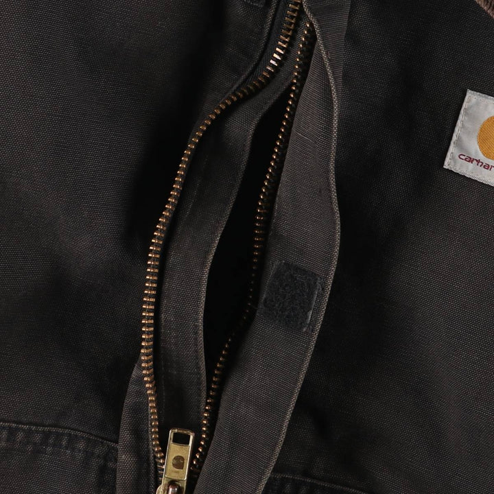 Carhartt Traditional Padded Duck Work Jacket, Men's Size L unclear black type Vintage Second Hand