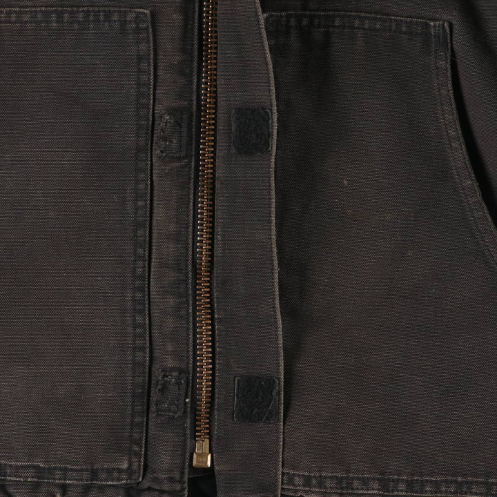 Carhartt Traditional Padded Duck Work Jacket, Men's Size L unclear black type Vintage Second Hand