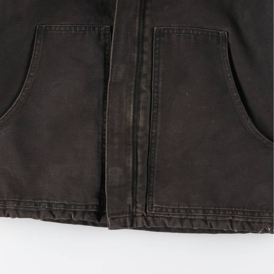 Carhartt Traditional Padded Duck Work Jacket, Men's Size L unclear black type Vintage Second Hand