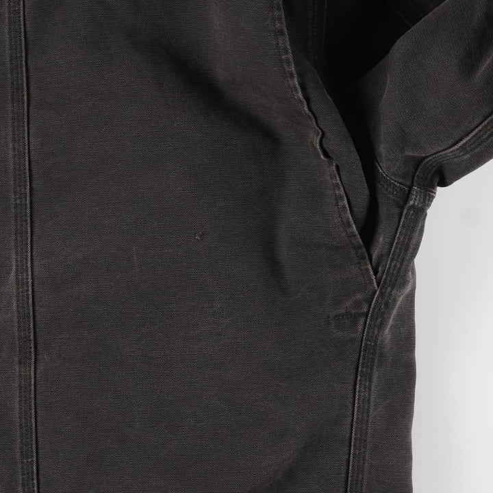 Carhartt Traditional Padded Duck Work Jacket, Men's Size L unclear black type Vintage Second Hand