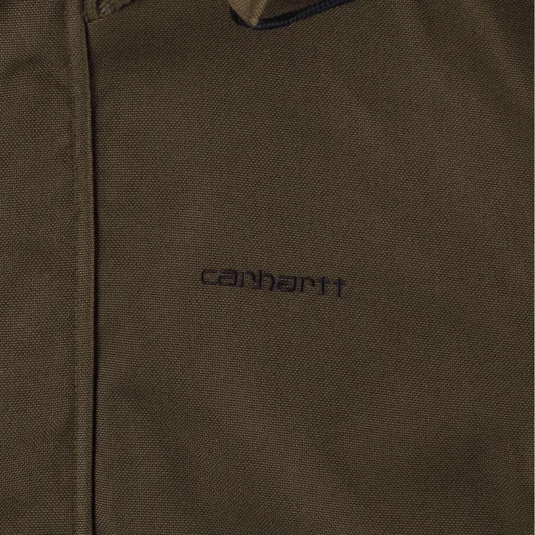Carhartt Ranger Jacket, padded hoodie and puffer jacket, men's size L Nylon Khaki type brown Vintage Second Hand