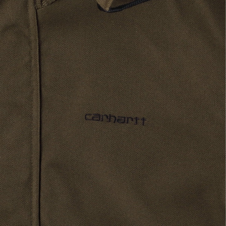 Carhartt Ranger Jacket, padded hoodie and puffer jacket, men's size L Nylon Khaki type brown Vintage Second Hand