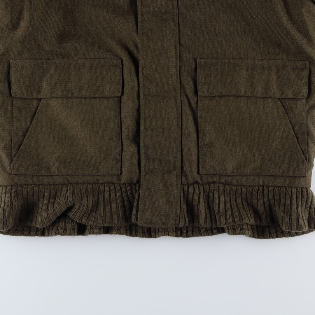 Carhartt Ranger Jacket, padded hoodie and puffer jacket, men's size L Nylon Khaki type brown Vintage Second Hand