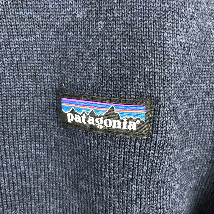 Patagonia Better Sweater Pullover 25618FA19 Half-Zip Fleece Pullover, Women's Size L recycled polyester navy blue type Vintage Second Hand