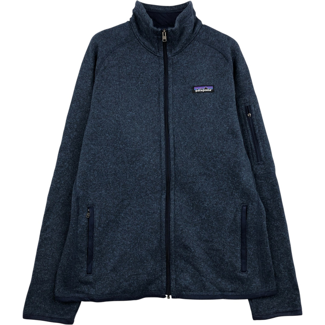 Patagonia Better Sweater Jacket 25542FA16, Women's Medium Fleece Jacket polyester navy blue type Vintage Second Hand