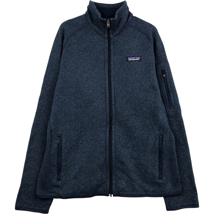 Patagonia Better Sweater Jacket 25542FA16, Women's Medium Fleece Jacket polyester navy blue type Vintage Second Hand