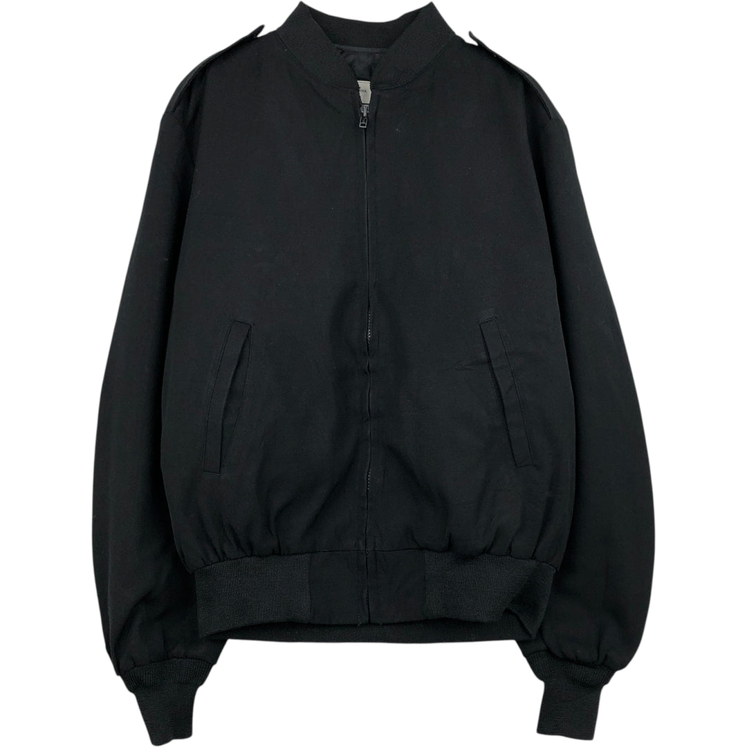 1980'S Military Officer Jacket, Size 42R, Men's L polyester black type Vintage Second Hand