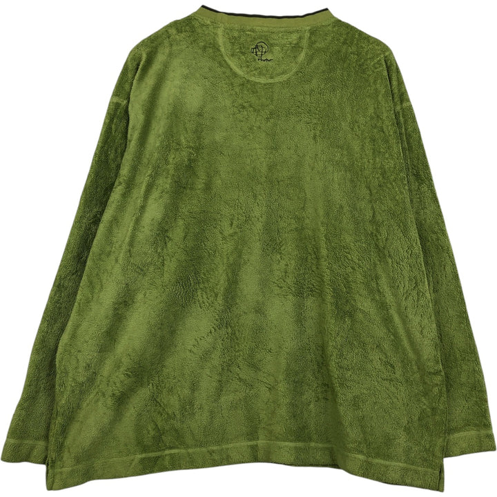 2000'S Patagonia Rhythm Plush Synchilla Fleece Sweatshirt (20845F4), Men's XL polyester green type yellow green Vintage Second Hand