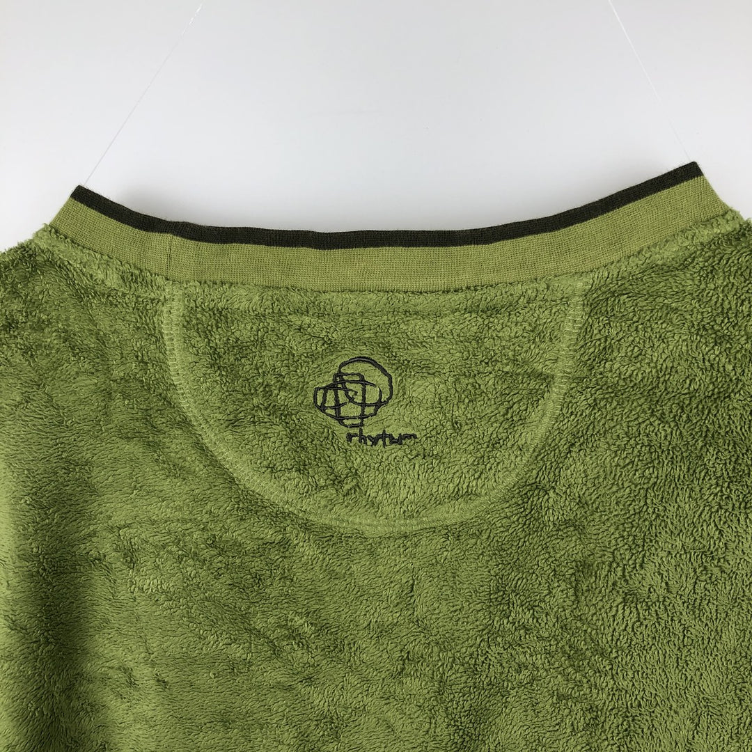 2000'S Patagonia Rhythm Plush Synchilla Fleece Sweatshirt (20845F4), Men's XL polyester green type yellow green Vintage Second Hand
