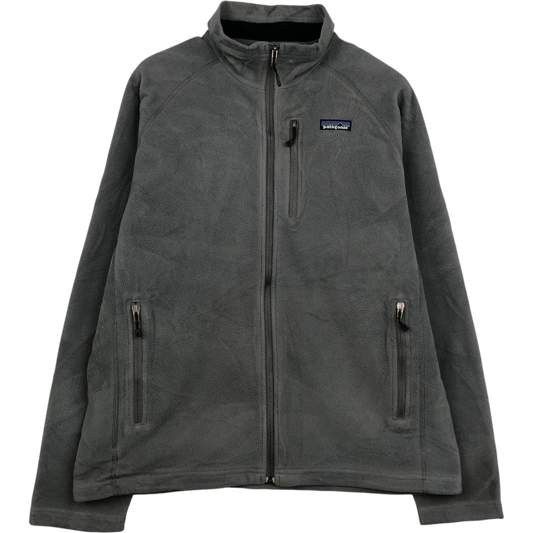 Patagonia 25855FA11 Fleece Jacket, Men's Size Medium polyester gray type Vintage Second Hand