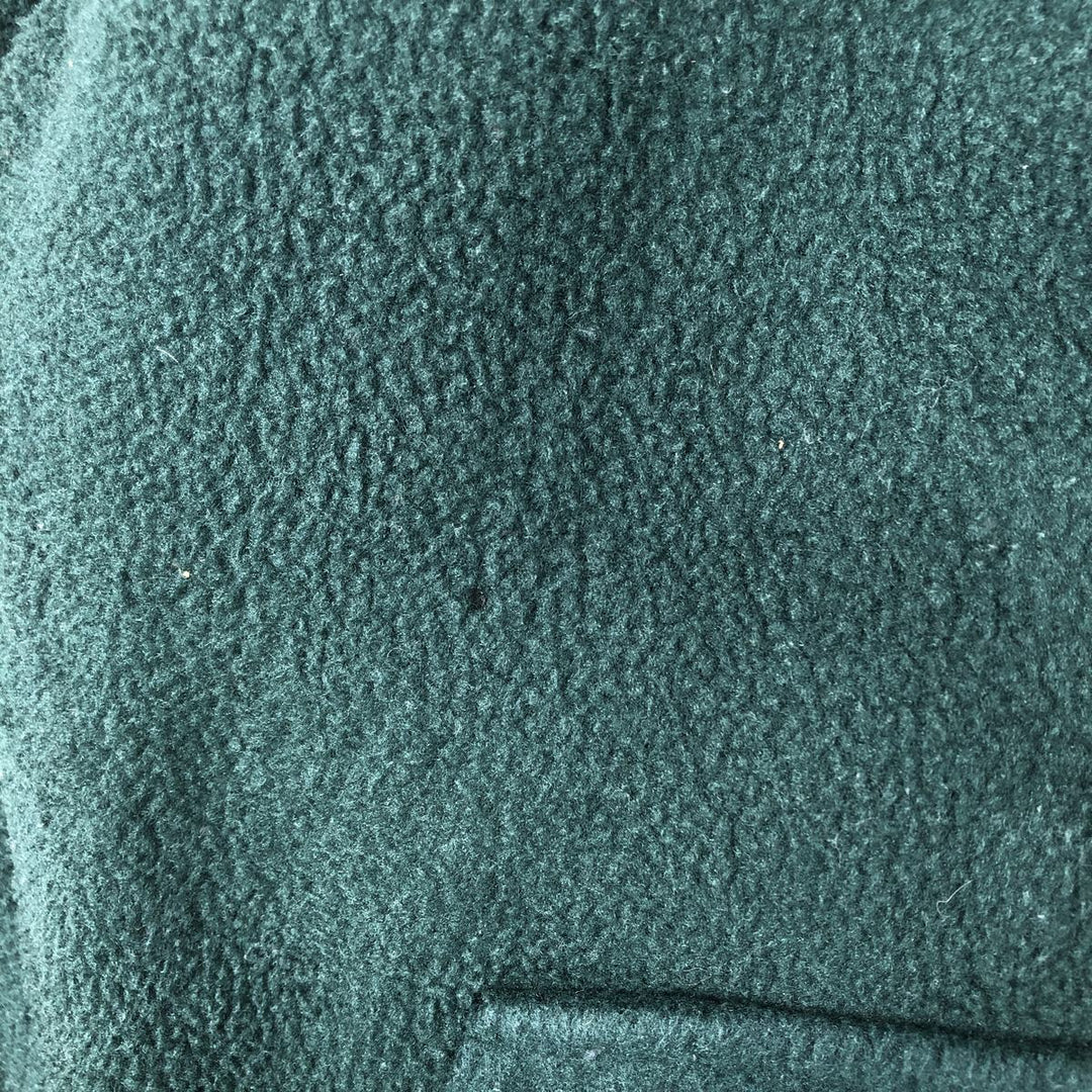 90s-00'S Ralph Lauren POLO GOLF Swing Top Fleece Jacket, Men's Size XL polyester Green type dark green Vintage Second Hand