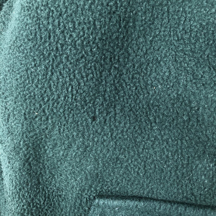 90s-00'S Ralph Lauren POLO GOLF Swing Top Fleece Jacket, Men's Size XL polyester Green type dark green Vintage Second Hand
