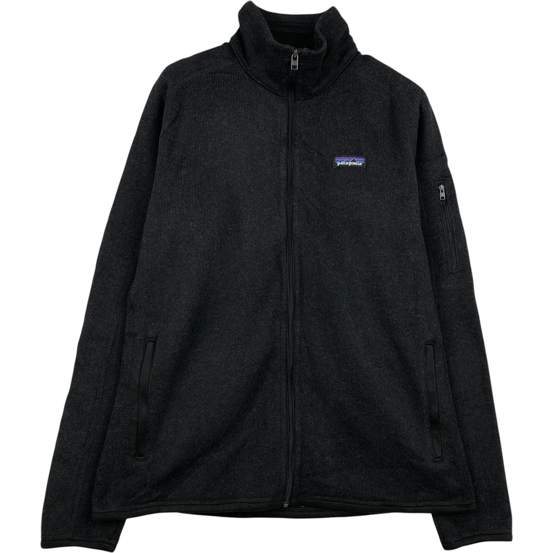 Patagonia Better Sweater Jacket 25543FA19, Women's Fleece Jacket, Size L recycled polyester black type Vintage Second Hand