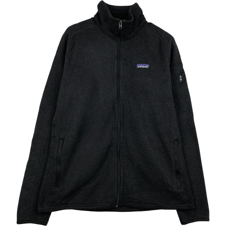 Patagonia Better Sweater Jacket 25543FA19, Women's Fleece Jacket, Size L recycled polyester black type Vintage Second Hand