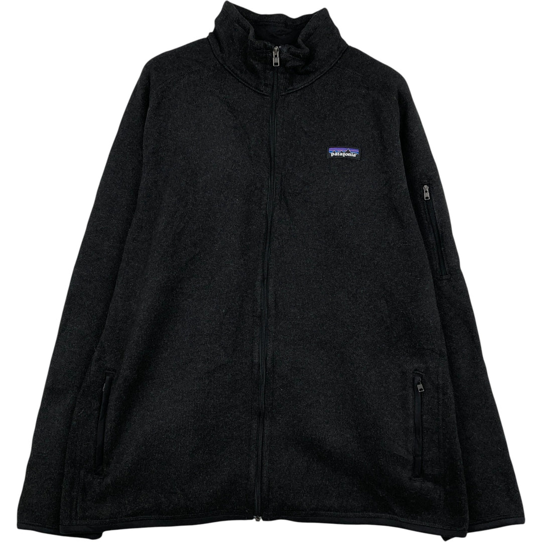 Patagonia Better Sweater Jacket 25542FA18, Women's XL Fleece Jacket polyester black type Vintage Second Hand