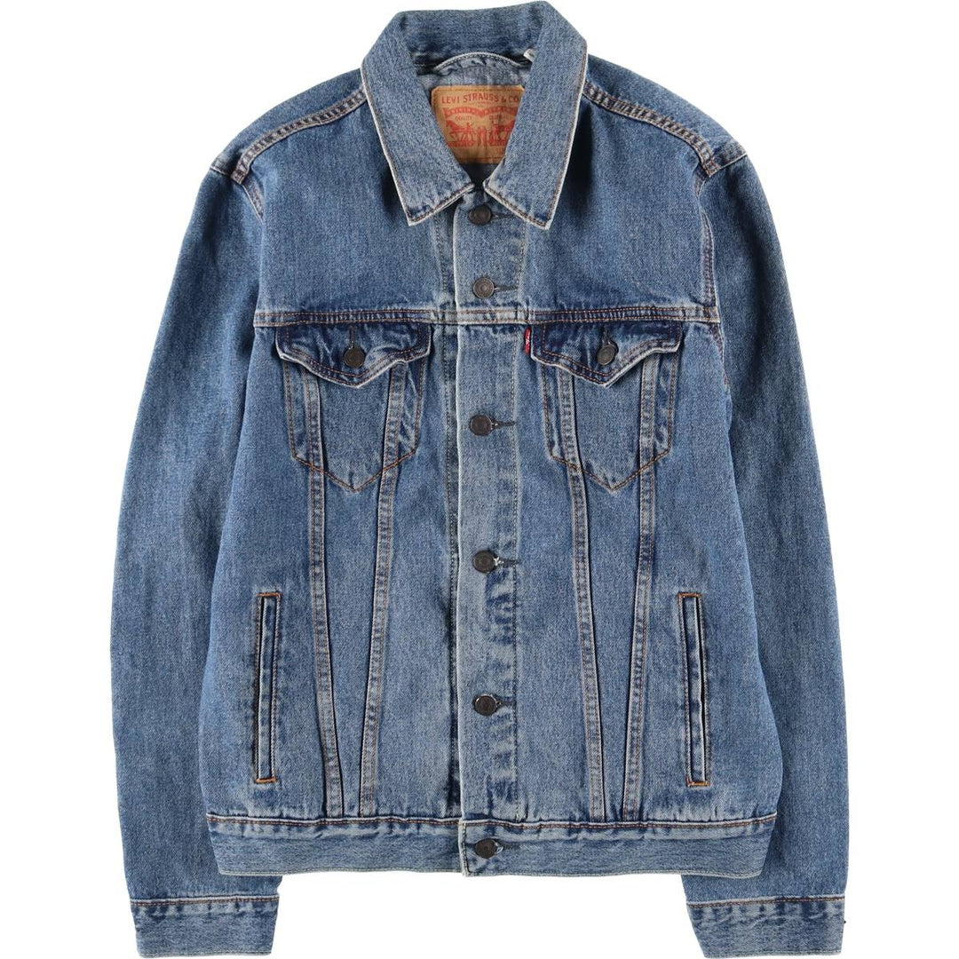 Levi's denim jacket, denim jacket, men's size M cotton blue type Vintage Second Hand