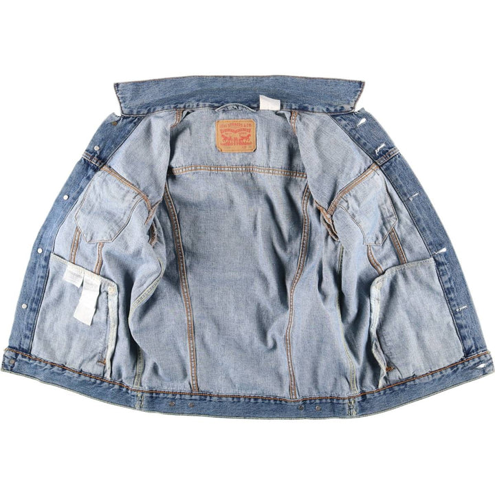 Levi's denim jacket, denim jacket, men's size M cotton blue type Vintage Second Hand